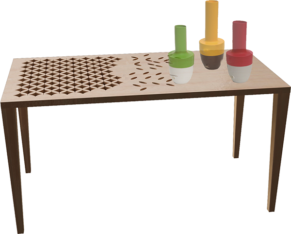 The Delicate Mexican Craft Of Papel Picado Was Taken - Coffee Table (600x482), Png Download