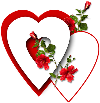 Heart, Red, Png - Heart (402x340), Png Download