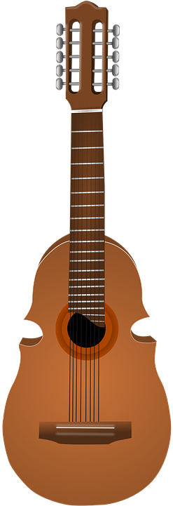 Clip Library Download Instrumentos Musicais Bailes - Puerto Rico Instruments Clipart (360x720), Png Download