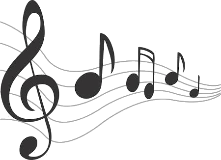 Clave De Sol E Notas Musicais (450x326), Png Download