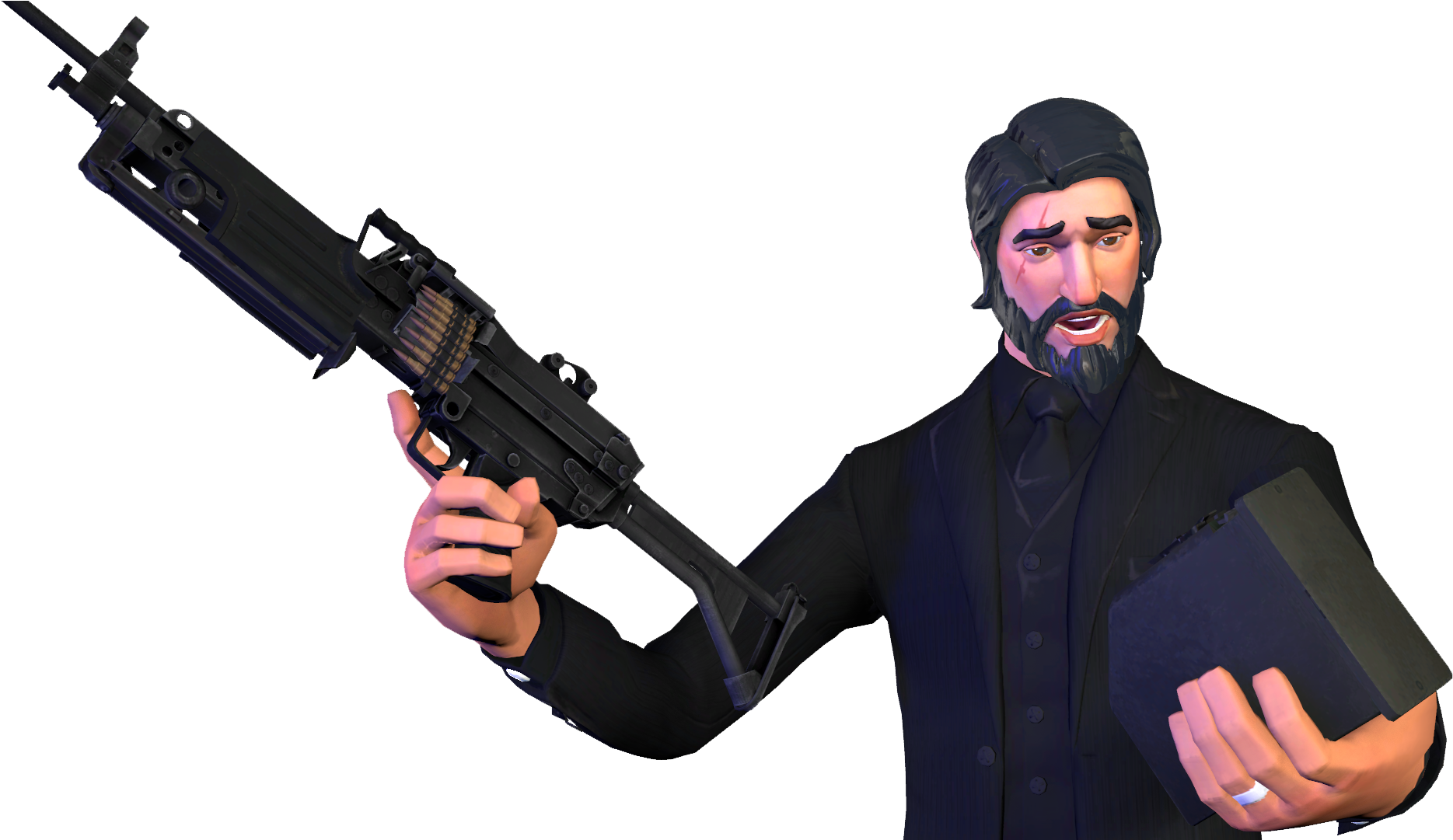 Superbee On Twitter - John Wick Fortnite Png (1200x675), Png Download