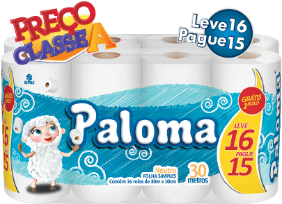 Parent Directory - Papel Higienico Paloma Leve 16 Pague 15 (409x329), Png Download