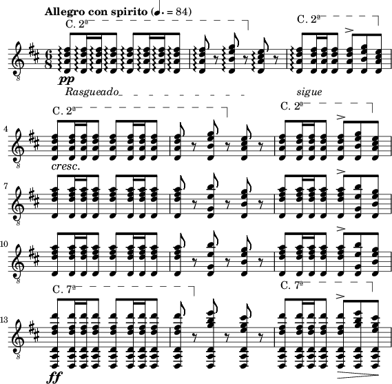 2" \header { Tagline = "" } Foo - Miles Davis Concierto De Aranjuez Sheet Music (569x557), Png Download
