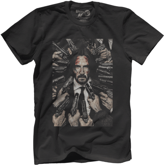 Inked John Wick - Dragon Energy Shirt (600x600), Png Download