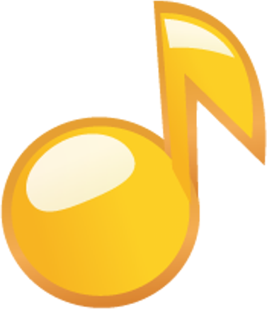 Nota Musical Amarilla - Song (377x436), Png Download