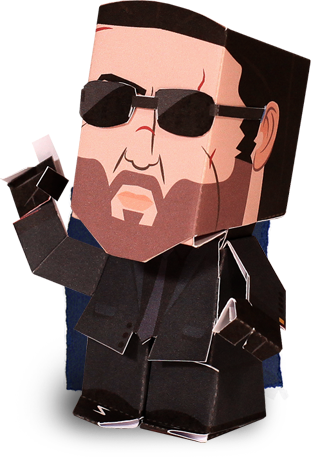 Jpn Idrethel Paperwick - Payday 2 Paper Gang Print (311x457), Png Download