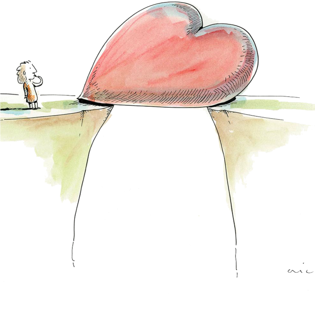 Heart Bridge - Wisdom Doodle (1024x1024), Png Download