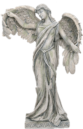 Angel Statue Png Picture Free Stock - Angel Statue Png (555x555), Png Download