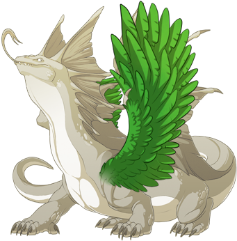 Lemongrass Feathered Wings Bogsneak M - Bogsneak Dragon (350x350), Png Download