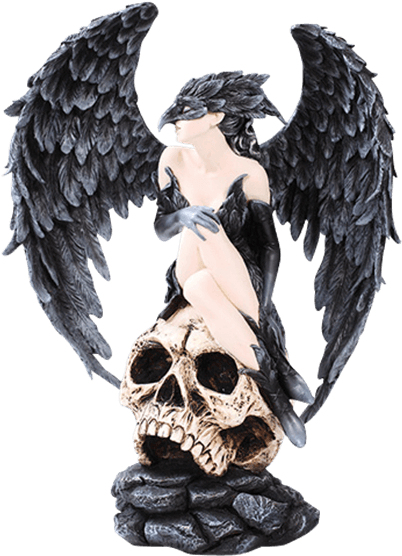 Gothic Angel Png - Gothic Male Angel Figurines (555x555), Png Download