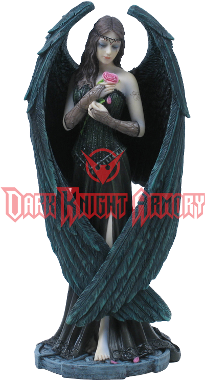 Angel Rose Figurine (anne Stokes) (773x773), Png Download
