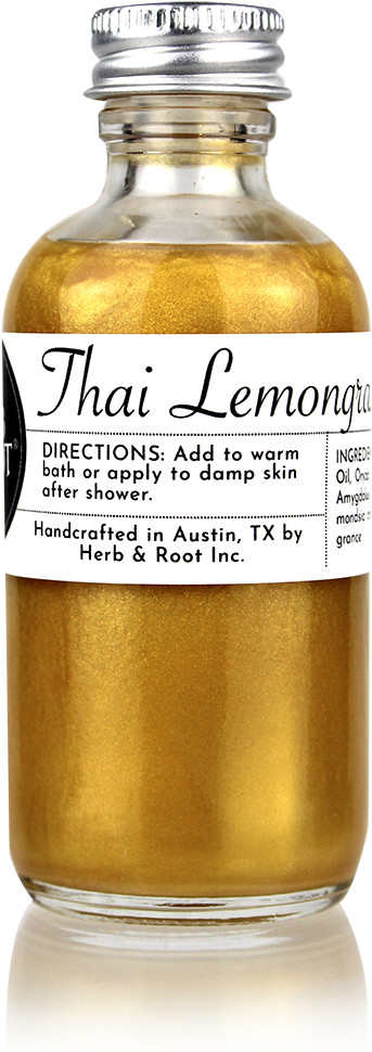 Thai Lemongrass Shimmer Oil - Moisturizer (503x1037), Png Download