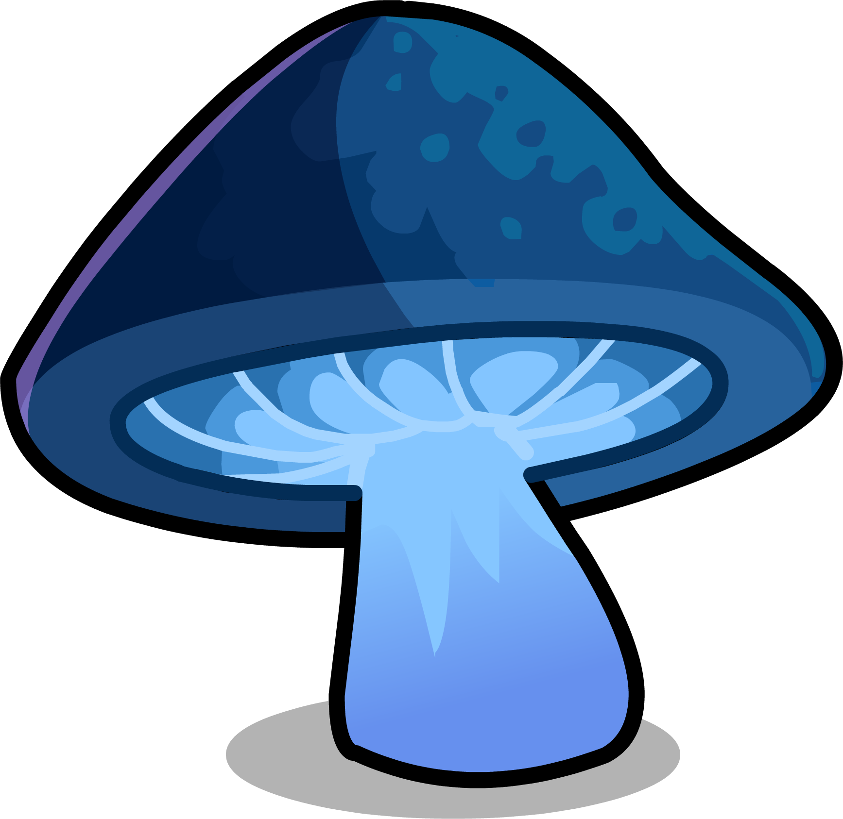 Tall Mushrooms Sprite 002 - Wiki (1735x1687), Png Download