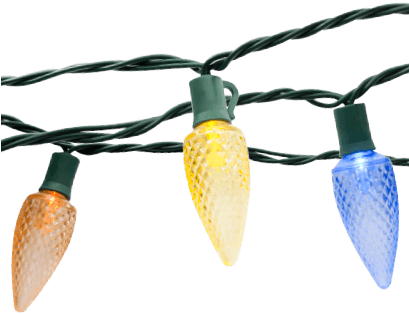 Future Green Calgary Faceted Christmas Light Installation - Pendant (408x356), Png Download