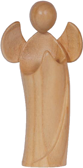 Wood Carved Angels (293x568), Png Download