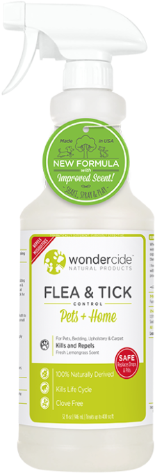 Lemongrass Natural Flea & Tick Control For Pets Home - Wondercide - Natural Flea & Tick Spray-cedar (700x700), Png Download