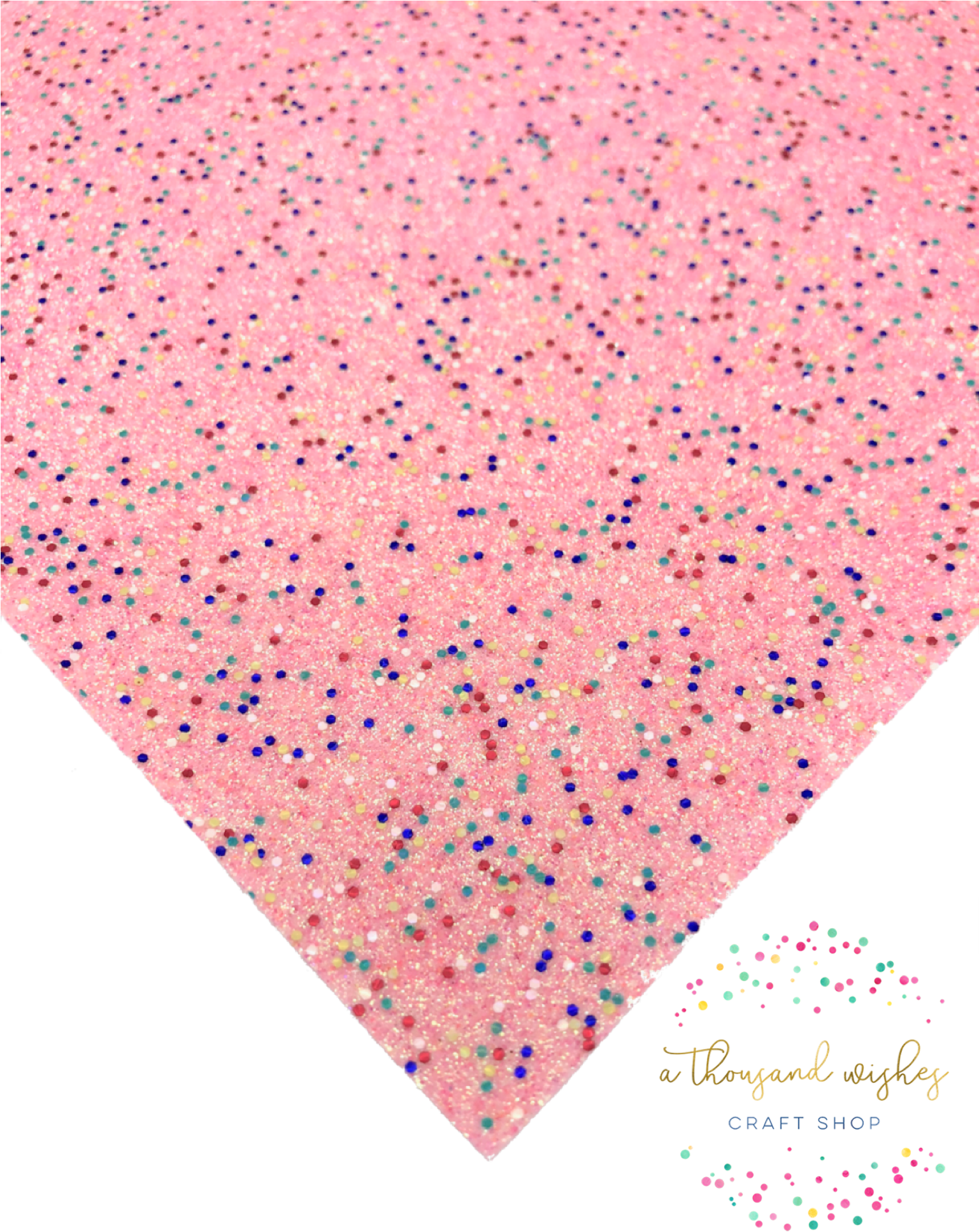 Pink Confetti- Fine Glitter Canvas - Confetti (1536x2048), Png Download