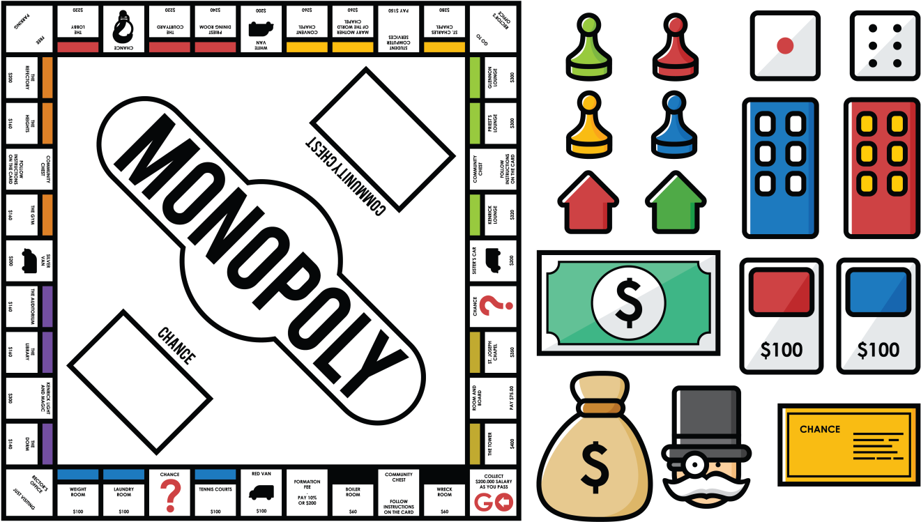 Monopoly Board Vector - Free Transparent PNG Download - PNGkey