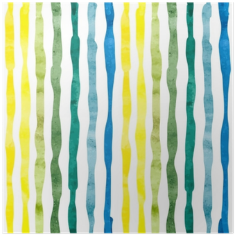 Watercolor Stripped Background - Child Art (400x400), Png Download