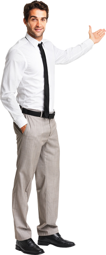 Business-man - Pocket (346x829), Png Download