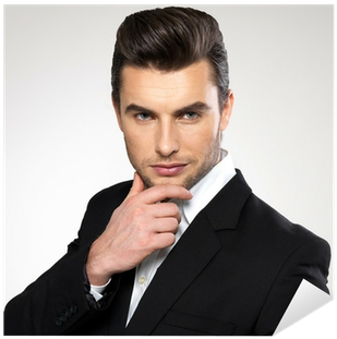 Fashion Young Businessman In Black Suit Sticker • Pixers® - Tycoon's Reluctant Bride: Bbw Romance [book] (400x400), Png Download