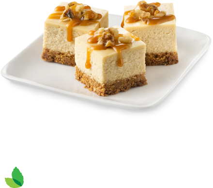 Caramel Cheesecake Bites Recipe With Truvía® Brown - Caramel (460x533), Png Download