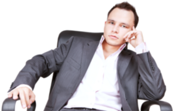 Businessman-blurry - Malminder Gill (591x380), Png Download