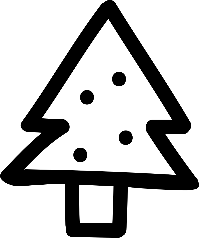 Pine Hand Drawn Tree Outline Comments - Hand Drawn Tree Outline (824x981), Png Download