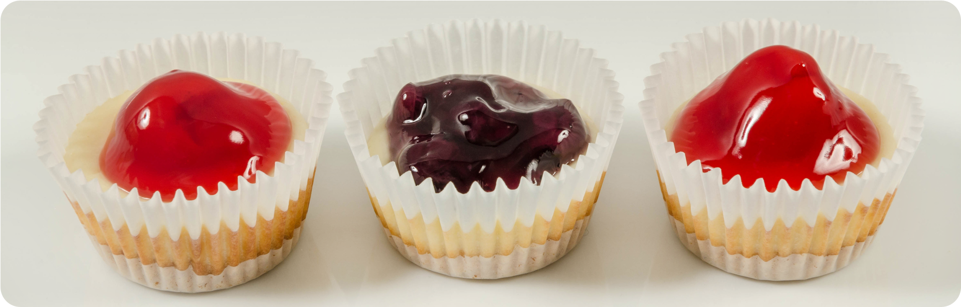 Mini Cheesecake Tarts - Tart (2139x832), Png Download