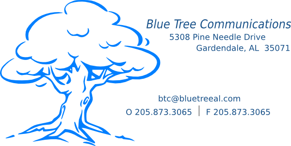 Blue Tree Card Svg Clip Arts 600 X 302 Px (600x302), Png Download