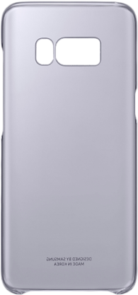 Samsung Clear Cover Galaxy S8 Black (450x450), Png Download