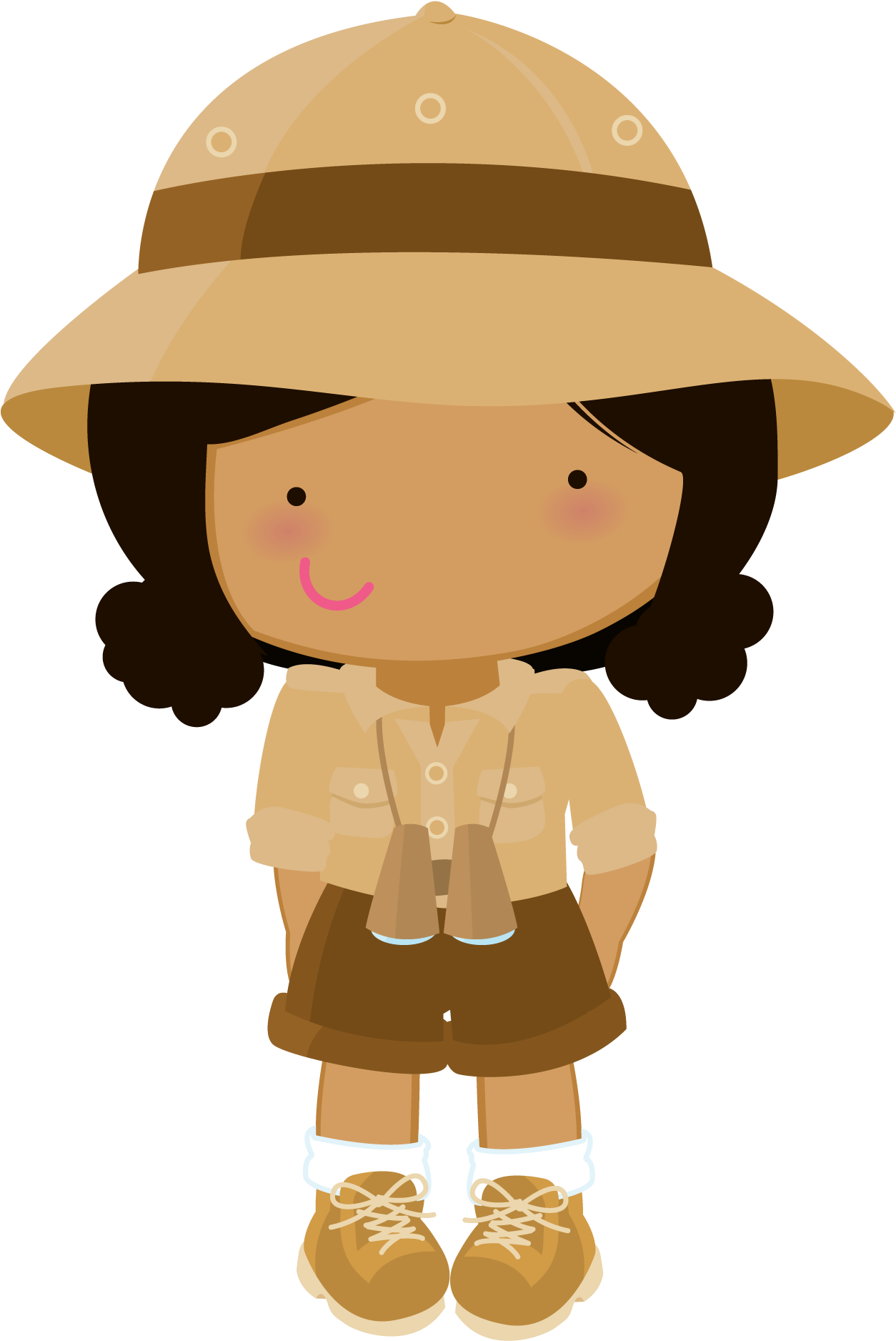 Zwd Safari-04 - Niños Exploradores Dibujos (1342x2223), Png Download