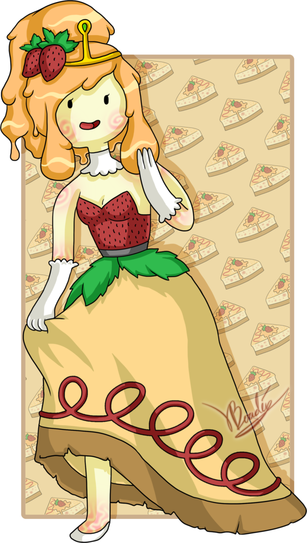 Princess Cheesecake By Luifex-d67nklw - Cheesecake Princess Adventure Time (600x1060), Png Download