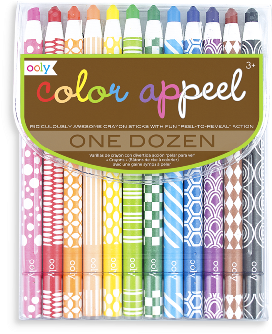 Color Appeel Crayons - International Arrivals Color Appeel Crayon Sticks, (800x800), Png Download