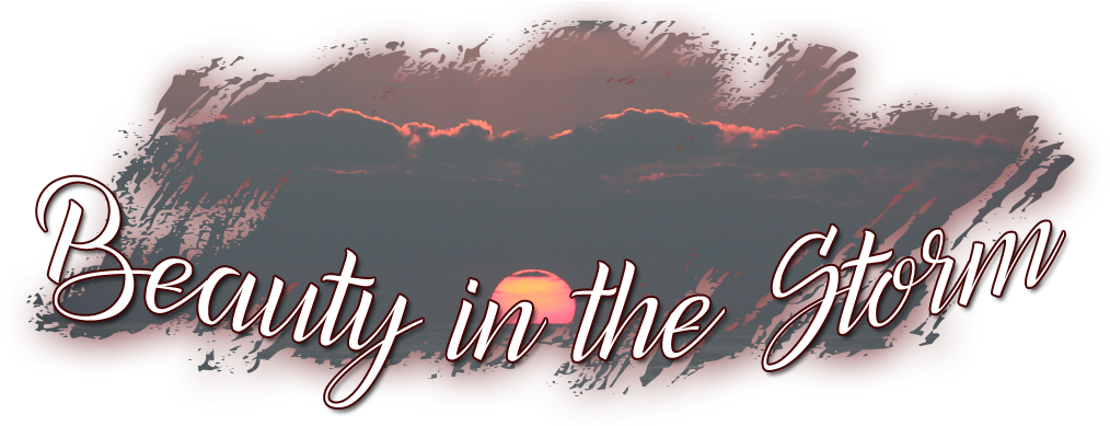 ~beauty In The Storm ~ - Graphic Design (1121x388), Png Download