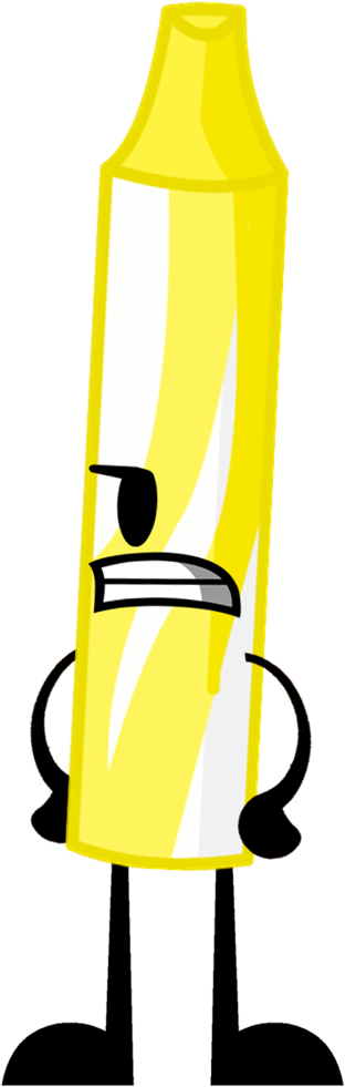 Crayon Pose - Crayon Bfdi (325x990), Png Download