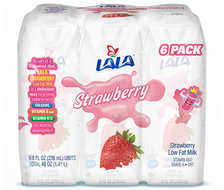 Lala Foods - Strawberry Milk Lala (800x800), Png Download
