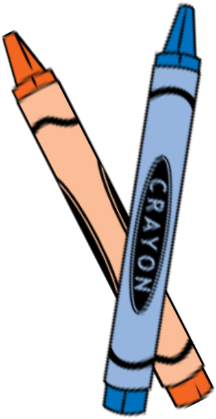 Crayon - Clip Art (618x714), Png Download