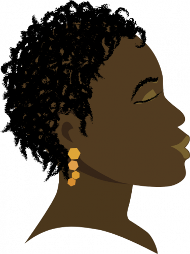 Girl Png T Shirt Prints For Irons - Transparent African American Women Clipart (375x500), Png Download