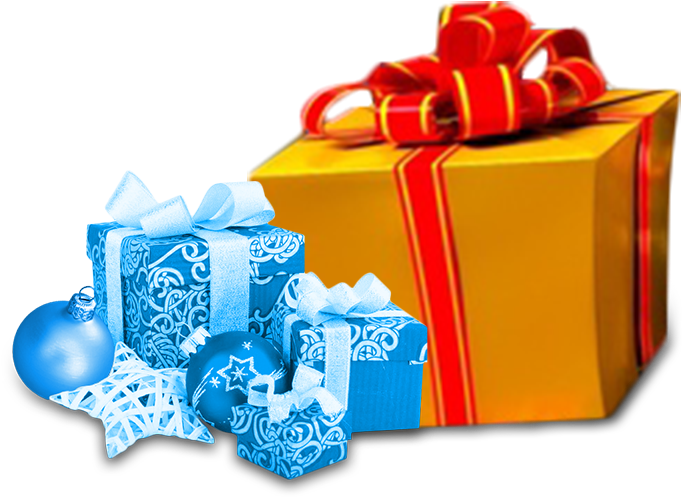 Regalos De Navidad (694x514), Png Download