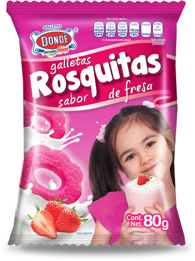 Rosquitas-fresa - Strawberry (700x600), Png Download
