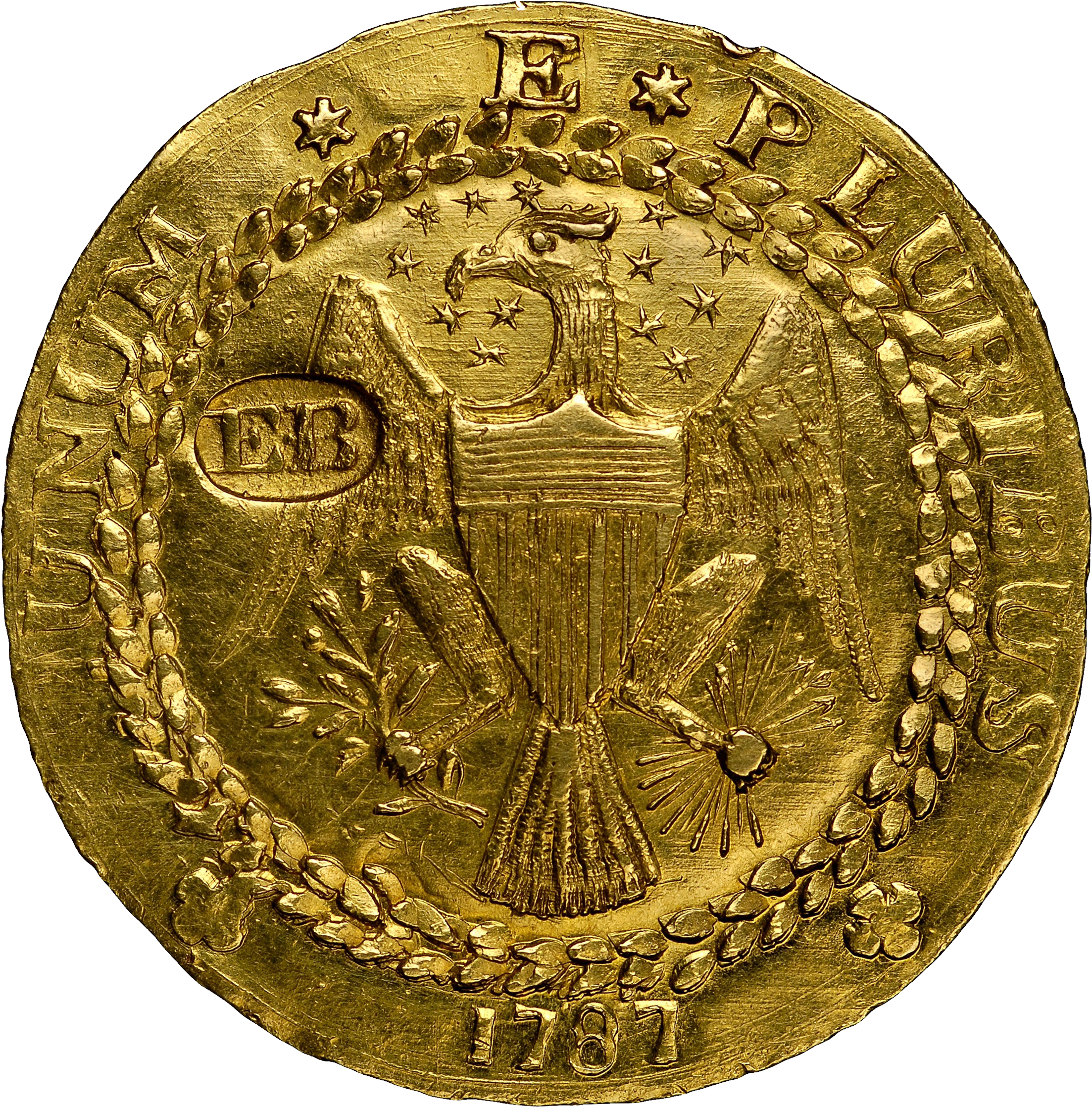 Rare Us Gold Coin - 1787 Brasher Doubloon (600x600), Png Download