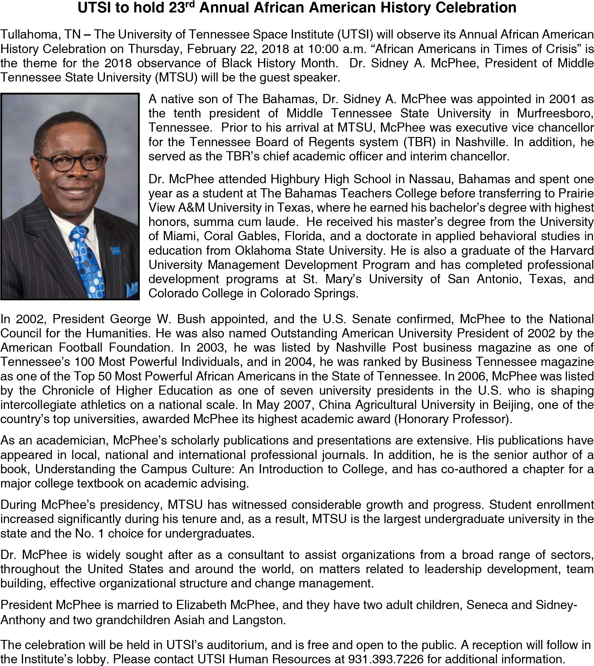 Utsi To Hold 23rd Annual African American History Celebration - Tizi N'berber (2116x2330), Png Download