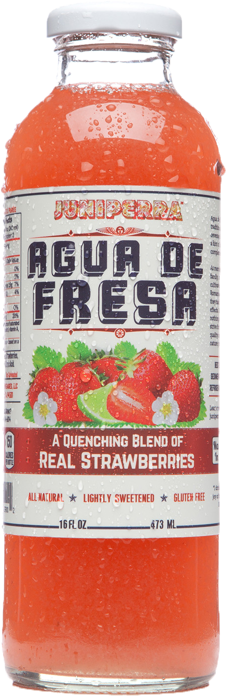Agua De Fresa - Water (477x1421), Png Download
