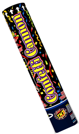 Confetti Cannon - Tnt Fireworks (254x432), Png Download