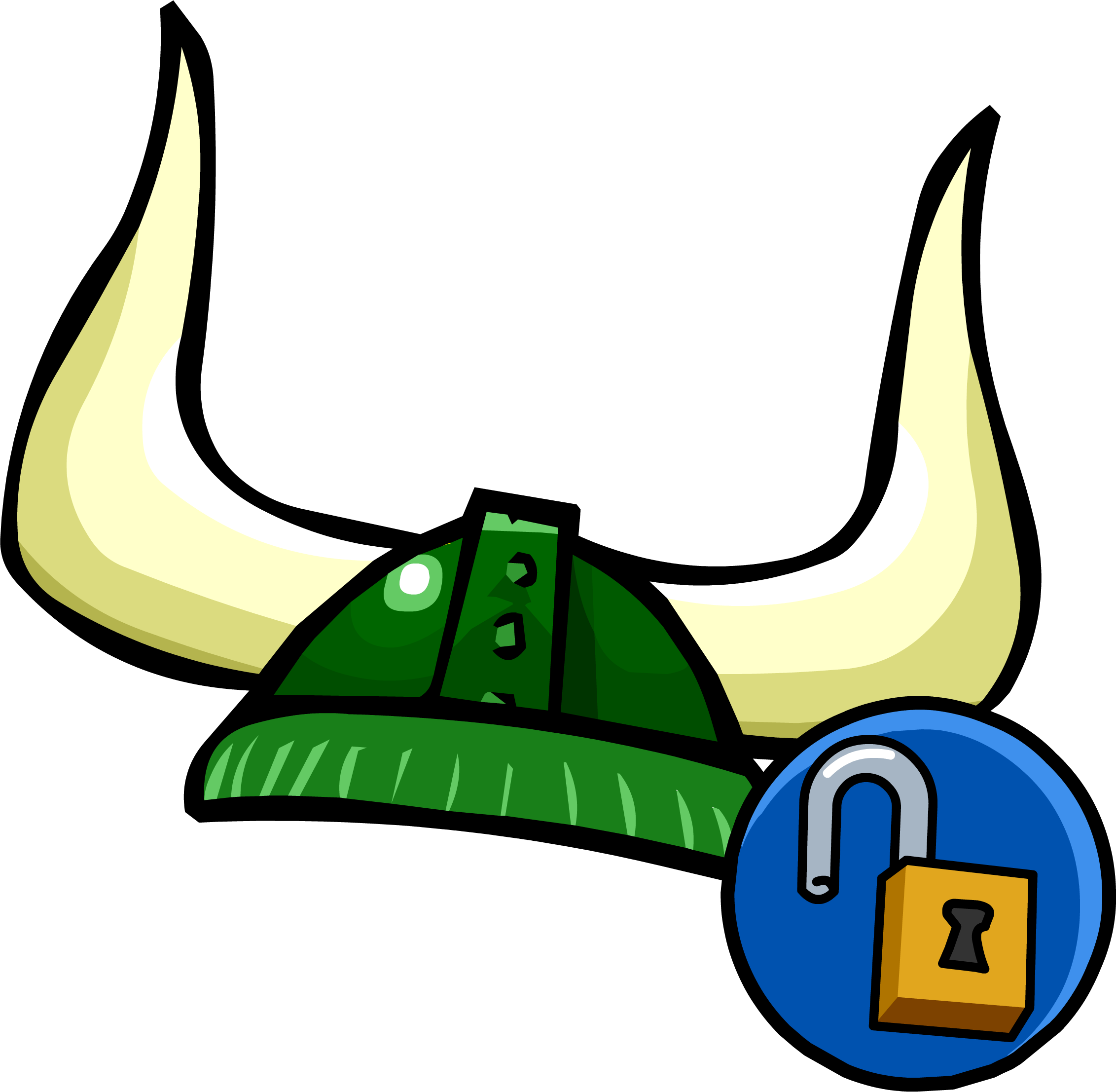 Emerald Viking Helmet Icon - Club Penguin Rewritten Items (2263x2213), Png Download