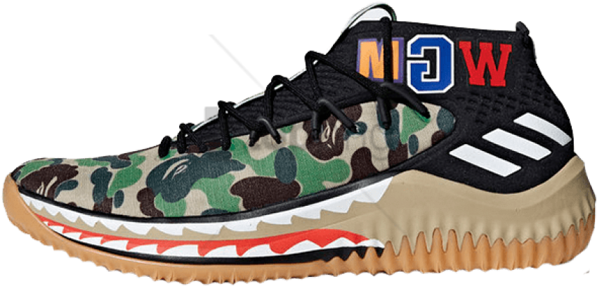 Be Sure To Hit That Bell Icon And We'll Send You An - Adidas X Bape Mens Dame 4 Ap9974 (640x387), Png Download