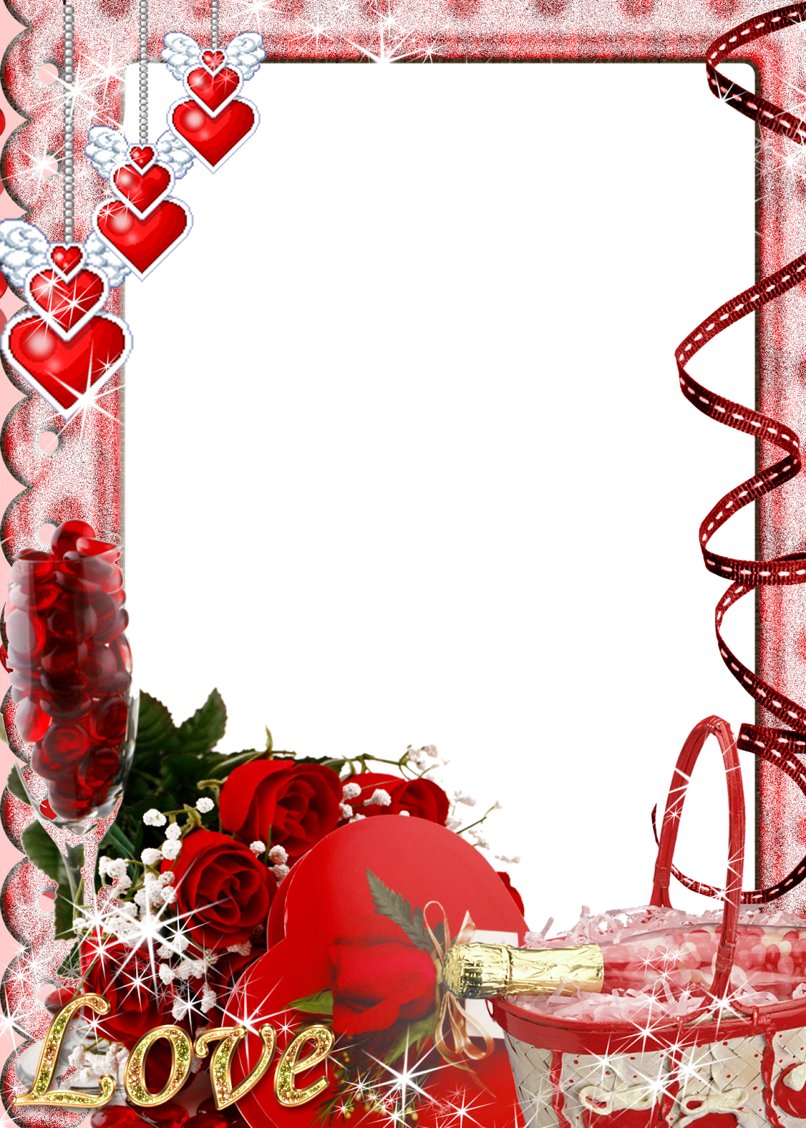 San Valentin - Marco Para Foto San Valentin (1143x1600), Png Download