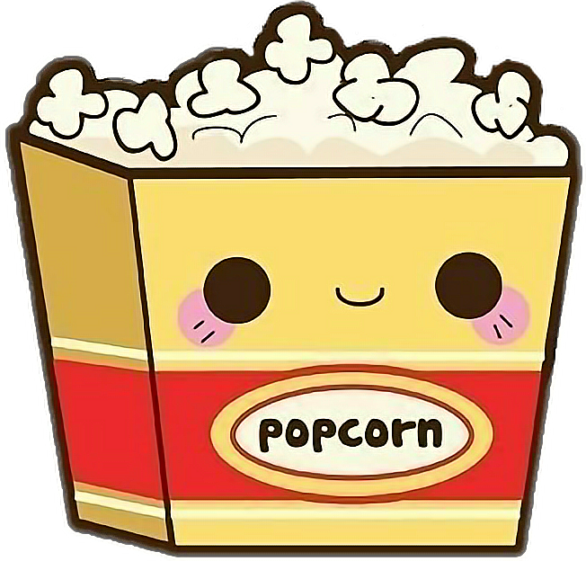 Popcorn Eat Photo Nomnom - Palomitas De Maiz Dibujo (652x624), Png Download