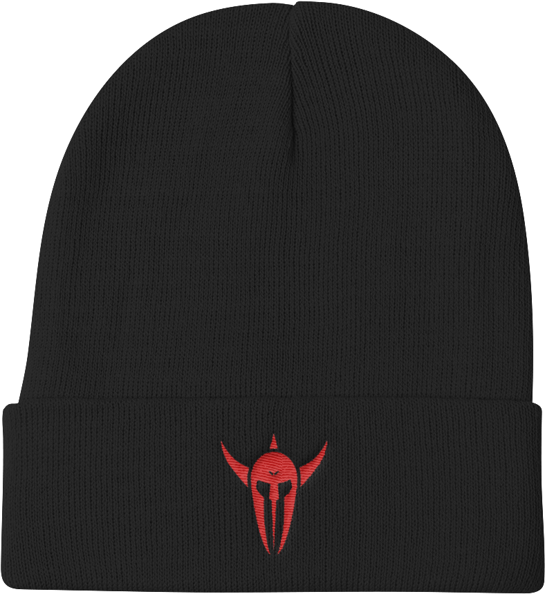 Vikinghelmetprintfile 01 Mockup Black Red Original - Beanie (1000x1000), Png Download